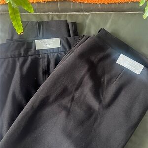 Two new with tags Chico’s size 4 (US 20) black ankle pants -One Juliet & one Ava
